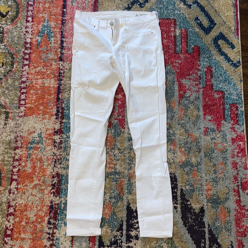 Blank NYC white skinny jeans